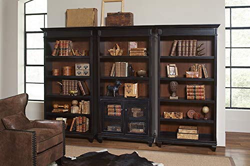 Martin Furniture Hartford Open Wood Bookcase, Storage Cabinet, Office Shelves, Brown (IMHF4078)