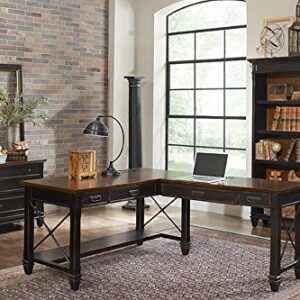 Martin Furniture Hartford Open Wood Bookcase, Storage Cabinet, Office Shelves, Brown (IMHF4078)