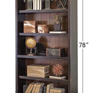 Martin Furniture Hartford Open Wood Bookcase, Storage Cabinet, Office Shelves, Brown (IMHF4078)