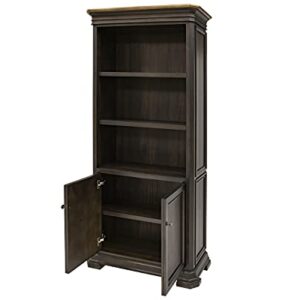 Martin Furniture Executive Bookcase with Doors, Fully Assembled, Brown (IMSA3678D)