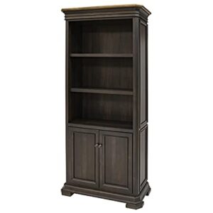 Martin Furniture Executive Bookcase with Doors, Fully Assembled, Brown (IMSA3678D)