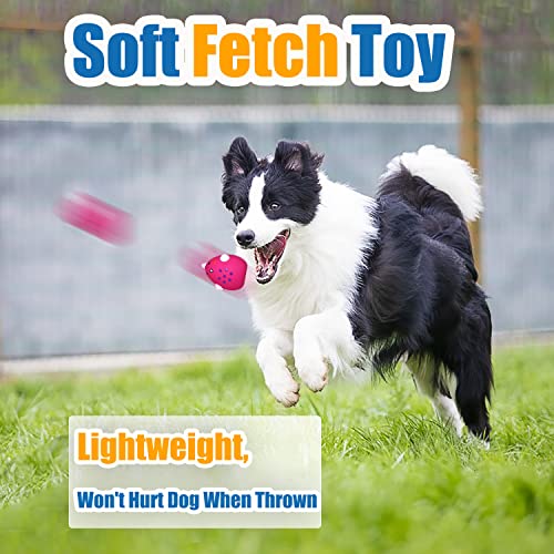 HOLYSTEED Squeaky Dog Toys for Small Dogs and Medium Breeds, Puppy Small Dog Toys Squeaky Dog Balls 6pcs