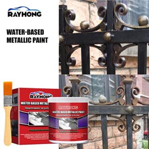 RAYHONG Water-Based Metal Rust Remover,Car Chassis Derusting,Multi-Functional Car Metallic Paint Anti-Rust Chassis Universal Rust Converter Gel with Brush