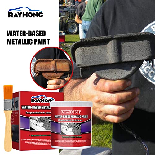 RAYHONG Water-Based Metal Rust Remover,Car Chassis Derusting,Multi-Functional Car Metallic Paint Anti-Rust Chassis Universal Rust Converter Gel with Brush