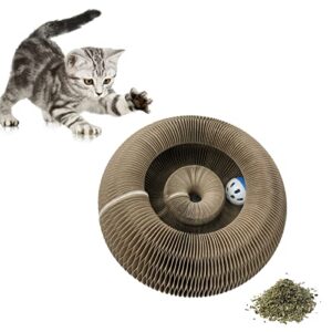 Magic Organ Cat Scratching Board ,Organ Cardboard Cat Scratcher for Indoor Cats Toys (1pcs)