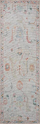 Loloi II Elysium Collection ELY-01 Pebble/Multi 5'-0" x 7'-6" Area Rug