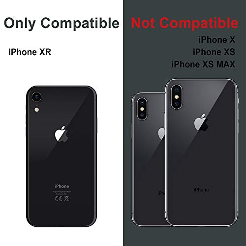 TORU MX Slim for iPhone Xr Magnetic Case, Compatible with Magsafe, Hybrid Transparent HD Clear Case with Crossbody Strap, Scratch Resistant, Air Bumper Shock-Absorbing Corners - Clear