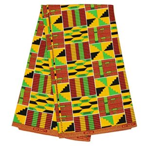 ylt wax african fabric cloth 100% cotton ankara wax print fabric 6 yards ankara fabric one piece cloth for party dress
