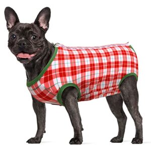 IDOMIK Recovery Suit for Dogs, Dog Onesie Surgery Recovery Shirt Abdominal Wound Surgical Clothes Post-Operative Vest Pet Surgery Wear, E-Collar Cone Alternative for Female Male