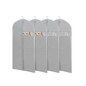 garment bags for hanging clothes,suit bag for storage and travel (set of 4(23.3'' x 50''))
