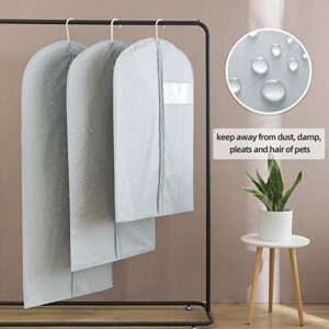 Garment Bags for Hanging Clothes,Suit Bag for Storage and Travel (Set of 4(23.3'' X 50''))