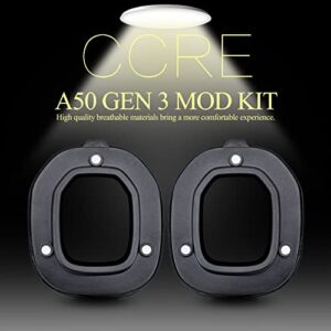 A50 GEN 3 Mod Kit Ear Pads Replacement for Astro A50 GEN 3 Headset - Notice: EARPADS Need to BE Removed When Using The Headphone Base (Not Compatible with A50 Gen 4)