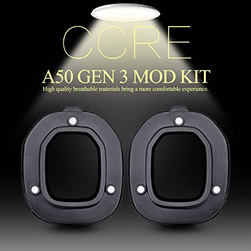 A50 GEN 3 Mod Kit Ear Pads Replacement for Astro A50 GEN 3 Headset - Notice: EARPADS Need to BE Removed When Using The Headphone Base (Not Compatible with A50 Gen 4)