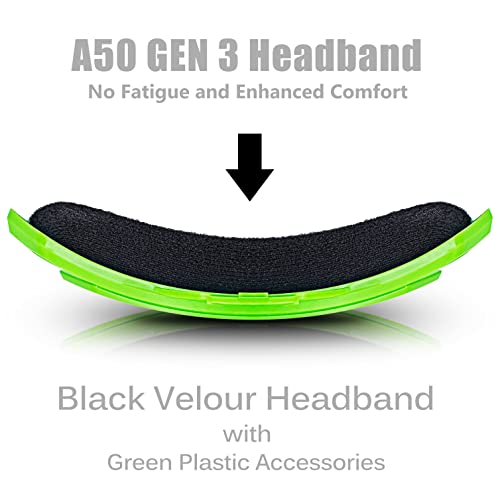 A50 GEN 3 Mod Kit Ear Pads Replacement for Astro A50 GEN 3 Headset - Notice: EARPADS Need to BE Removed When Using The Headphone Base (Not Compatible with A50 Gen 4)