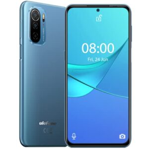 ulefone note 13p unlocked smartphones nfc, 6.5” fhd+ display, 4gb+64gb, android 11, 5180mah, 20mp main rear camera, face recognition, ppi & gps unlocked cell phone (blue)