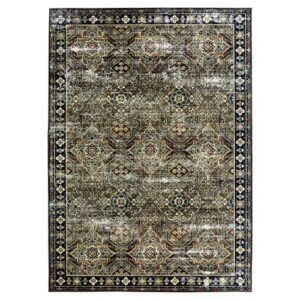 DECOMALL BAOLA Large Area Rugs, Vintage Carpet for Living Room Bedroom, Olive 7'6''x9'6''