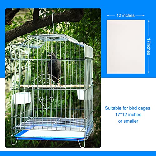 Bird Cage Liners 17×12 Inches, Color You Bird Cage Paper Liners Non-Woven Parakeet Cage Liners 100 Sheets Precut Bird Cage Paper Absorbent Bird Cage Liners for Large Bird Cage