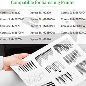 greencycle 6 Pack Compatible Toner Cartridge Replacement for Samsung 115L MLT-D115L MLTD115L Use in Xpress SL-M2880FW SL-M2870FW SL-M2830DW M2820 M2830 M2870 M2880 Printer