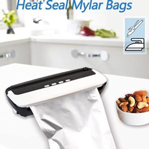 20 Pieces 5 Gallon Mylar Bags 18 x 24 Inch, 5 Mil Mylar Bags for Food Storage, Heavy Extra Large Mylar Bags for Rice, Flour, Beans, Heat Sealable Mylar Bags 5 Gallon