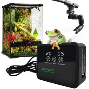 mygiikaka reptile fogger automatic reptile mister fogger for terrarium, timed reptile humidifiers for chameleon/lizard/snake/turtle/frog