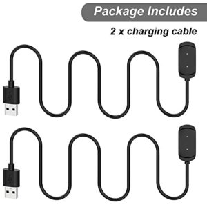 Emilydeals 2-Pack Charger for Amazfit T-Rex, GTS, GTR Smart Watch - Replacement Magnetic Charging Cable USB Cord for Amazfit T-Rex, GTS, GTR [1m/3.3ft] (2)