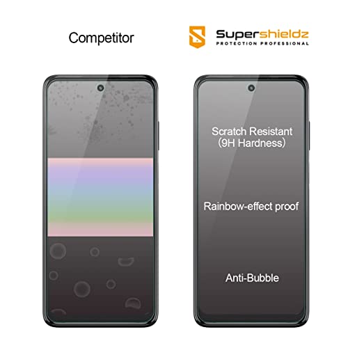 Supershieldz (3 Pack) Designed for Motorola Moto G 5G (2022) Tempered Glass Screen Protector, Anti Scratch, Bubble Free