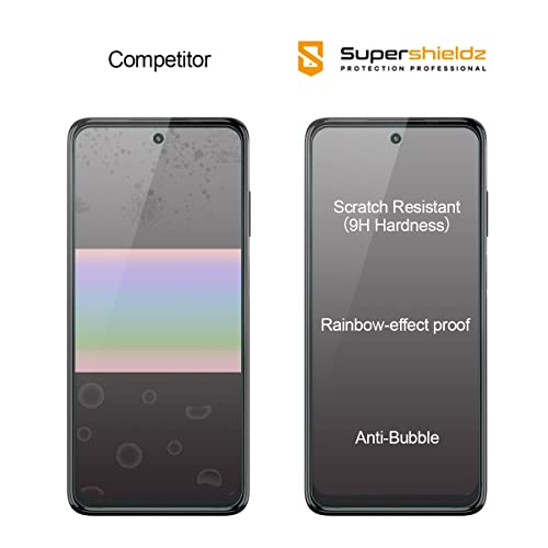 Supershieldz (2 Pack) Designed for Motorola Moto G 5G (2022) Tempered Glass Screen Protector, Anti Scratch, Bubble Free