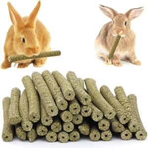 youngever 315g timothy hay sticks, timothy grass molar stick chew toys for rabbits, chinchillas, guinea pigs, hamsters