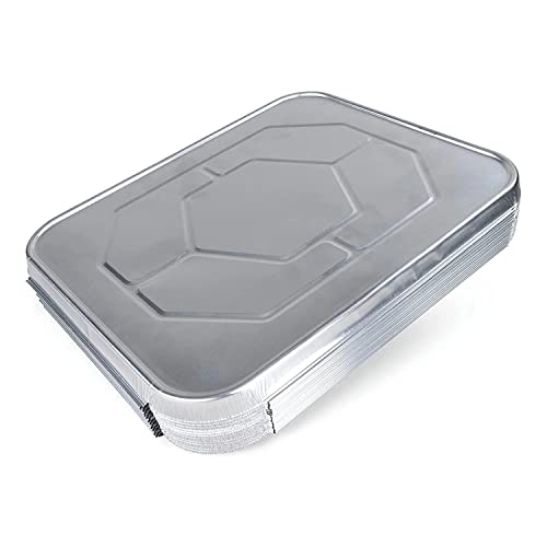 Nicole Fantini Chafing Dish Buffet Set Disposable | Servers and Warmers, Serving Kit Includes Fuel, Wire Racks, Foil Pans Full Size, 9x13 Aluminum Disposable, Utensils| 36 Pieces, Silver