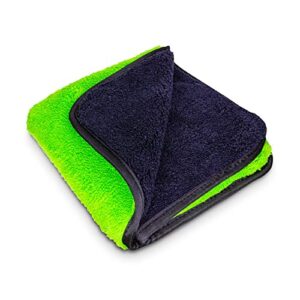 Microfiber Towel - Black/Green