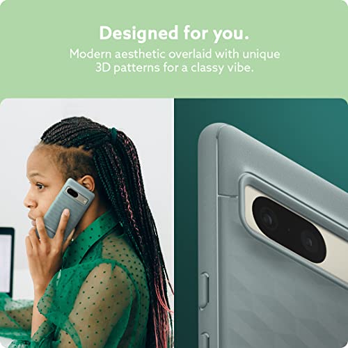 Caseology Parallax [Military Grade Drop Tested] Designed for Google Pixel 7 Case (2022) - Sage Green