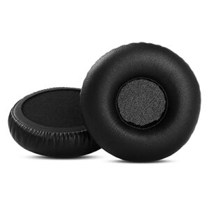 yunyiyi upgrade replacement earpads foam compatible with house of marley positive vibration 2 wireless on-ear headphones parts ear cushions (black)