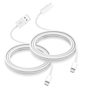 6Ft USB A to USB C Fast Charger Cable for iPad 10.9 inch (10th Gen) 2022, iPad Pro 12.9 Inch (3rd 4th 5th) Gen, 11 Inch (4th/3rd/2nd/1st) Gen, iPad Mini 6th iPad Air 4th Gen USB C to USB C Cable