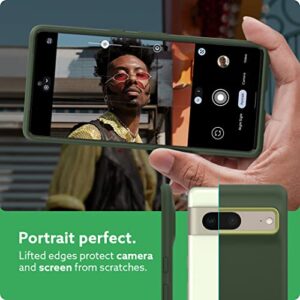 Caseology Nano Pop for Google Pixel 7 Case [Military Grade Drop Tested] Dual Layer Silicone Case - AVO Green