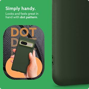 Caseology Nano Pop for Google Pixel 7 Case [Military Grade Drop Tested] Dual Layer Silicone Case - AVO Green