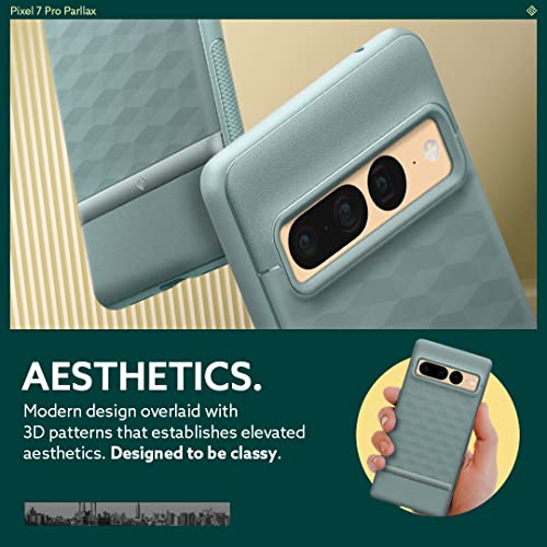 Caseology Parallax [Military Grade Drop Tested] Designed for Google Pixel 7 Pro Case (2022) - Sage Green