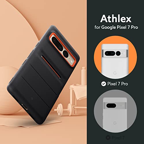 Caseology Athlex for Google Pixel 7 Pro Case, Military Grade Drop Tested Case with Integrated Grip - Active Orange