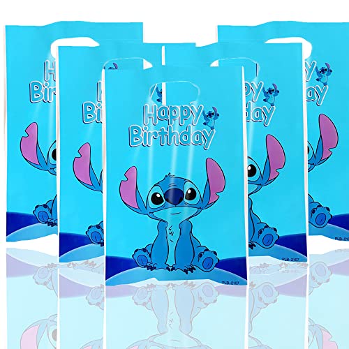 50 PCS Lilo and Stitch Party Gifts Bags,Stitch Theme Candy Bags Favors Good Bags for Lilo and Stitch Birthday Decorations Lilo and Stitch Party Supplies