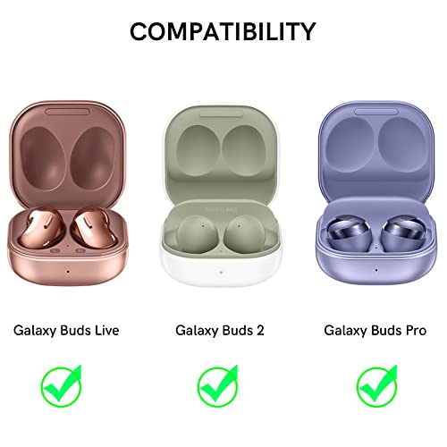 Delidigi for Galaxy Buds 2 Pro Case (2022) / Galaxy Buds Pro Case (2021) / Galaxy Buds 2 Case/Galaxy Buds Live Case Stylish Hard TPU Shockproof Case Cover for Women Girls Samsung Earbuds (Mandala)