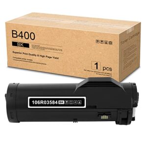 mghj versalink b400/b405 1 pack 106r03584 black extra high yield compatible toner cartridge (25,600 pages) replacement for xerox b400 b400dn b400n b405 b405n b405dn printers, super high yield