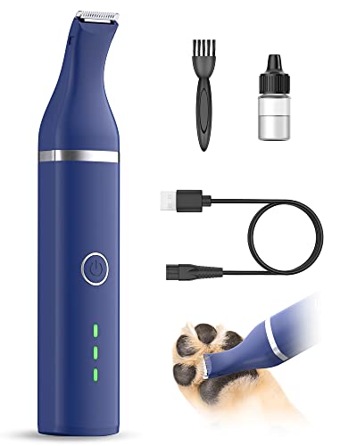 Dog Paw Trimmer , 2-Speed Small Dog Clippers for Face, Ear, Pet Grooming Tool for Cats Rabbits