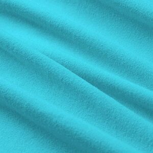 DG Beddings Box Spring Cover King Size - 100% Egyptian Cotton Wrap Around 4 Sides Bed Skirt for Hotel & Home, Fits Box Springs up to 8” - King, Turquoise Blue