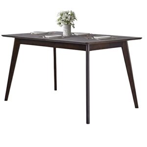 daiva casa pegasus rectangular wooden dining table birch small dinner table solid wood kitchen & dining room tables/scandinavian furniture mid century modern table dining room table 47x30 inch