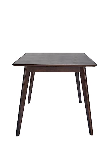 DAIVA CASA Pegasus Rectangular Wooden Dining Table Birch Small Dinner Table Solid Wood Kitchen & Dining Room Tables/Scandinavian Furniture Mid Century Modern Table Dining Room Table 47x30 inch