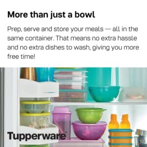 Tupperware Brand Wonderlier Bowl Set - 3 Containers to Prep, Store & Serve Meals + Lids - Dishwasher Safe - BPA Free