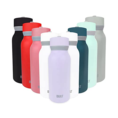 Built 32oz Cascade Bottle with Wide Mouth Straw Lid and Filter Mint