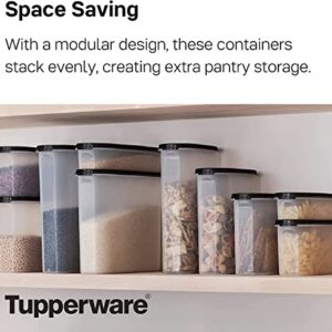 Tupperware Brand Modular Mates Super Oval Container Set - 5 Dry Food Storage Containers with Lids - Airtight, Dishwasher Safe & BPA Free