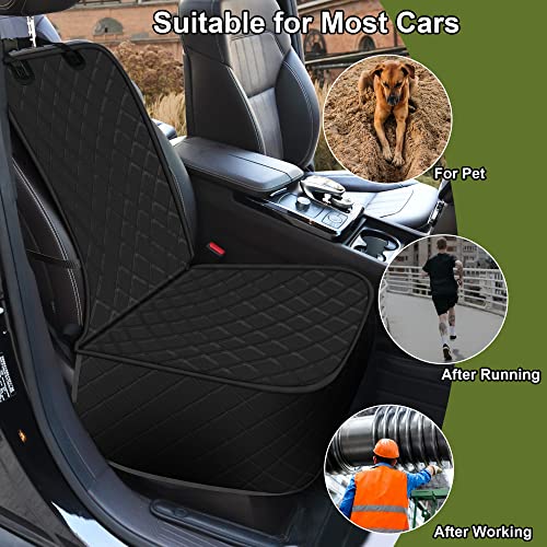 2 Packs Car Front Seat Cover for Dogs, Waterproof Pet Car Seat Protector, Nonslip Scratch-Proof Dog Seat Cover for Cars, Trucks & SUVs