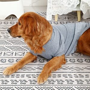 Dog Hoodie, Comfortable Soft Breathable Warm Dog Clothes, Outdoor Sports Dog Face Hoodie, for Small, Medium, and Large Dogs (Medium, Grey)