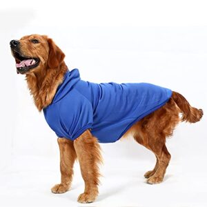 Dog Hoodie, Comfortable Soft Breathable Warm Dog Clothes, Outdoor Sports Dog Face Hoodie, for Small, Medium, and Large Dogs (X-Large, Blue)